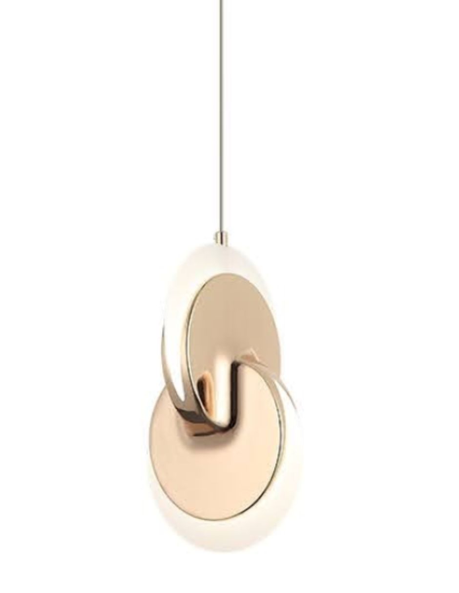 Foto 3 pulgar | Lámpara Iluminación Luz Vic Aro Colgante Cobre
