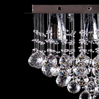 Foto 4 | Candil Colgante Gamalux Williams Krystal Vertice De 5 Luces