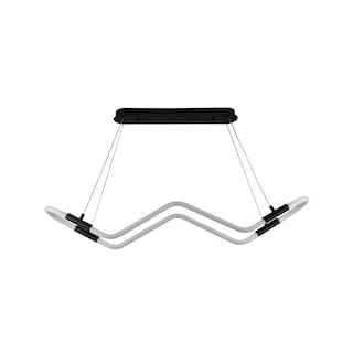 Foto 3 | Lámpara Candil Luxica Lighting Negra