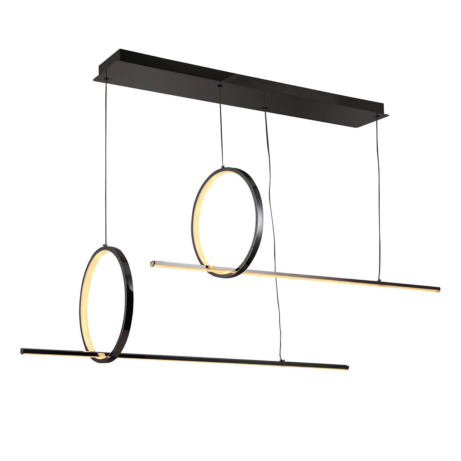 Foto 1 | Lámpara Colgante Led Odette Luxica Lighting Negra