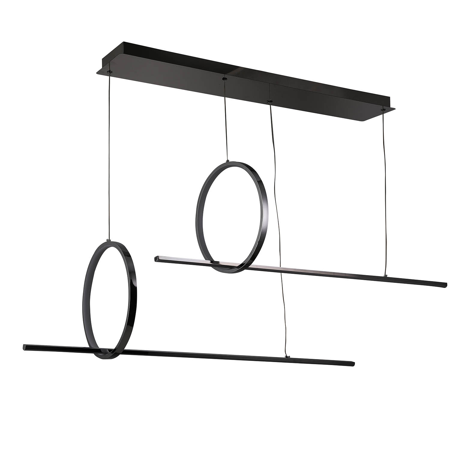 Foto 4 pulgar | Lámpara Colgante Led Odette Luxica Lighting Negra