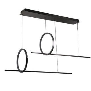 Foto 3 | Lámpara Colgante Led Odette Luxica Lighting Negra