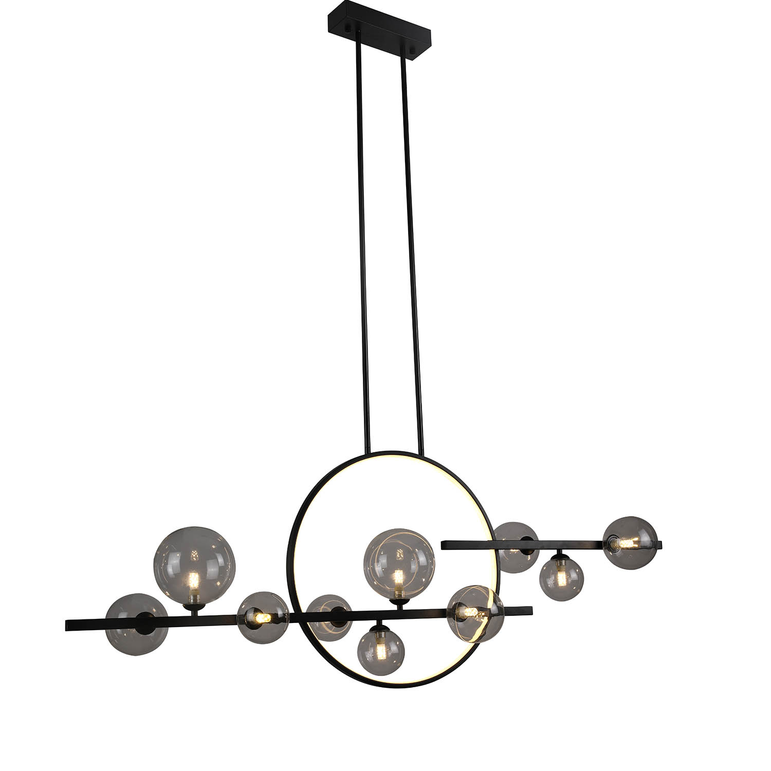 Foto 2 pulgar | Lámpara Candil Colgante Led Morae Luxica Lighting Negro
