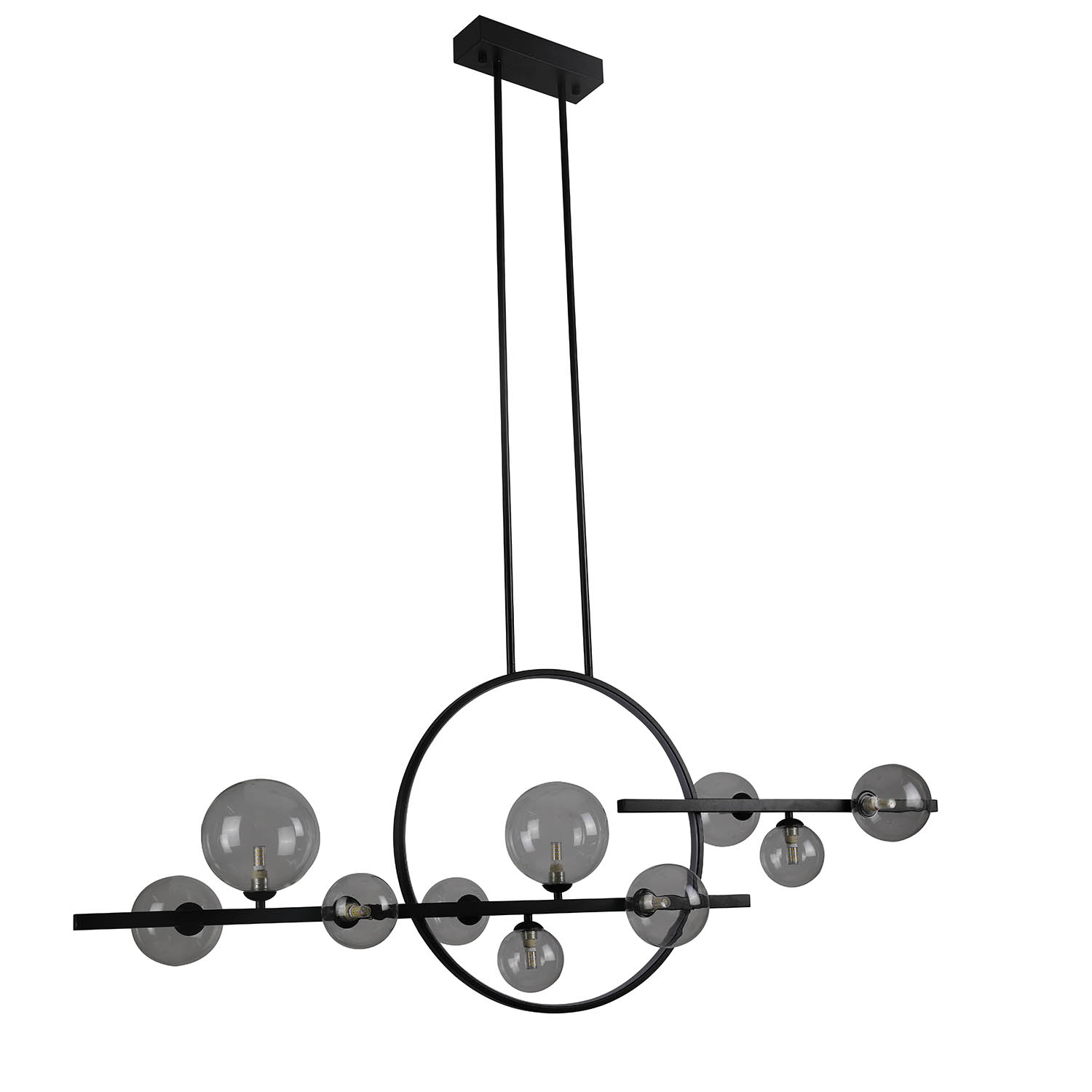 Foto 4 pulgar | Lámpara Candil Colgante Led Morae Luxica Lighting Negro