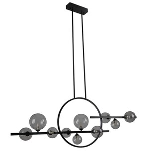 Foto 3 | Lámpara Candil Colgante Led Morae Luxica Lighting Negro