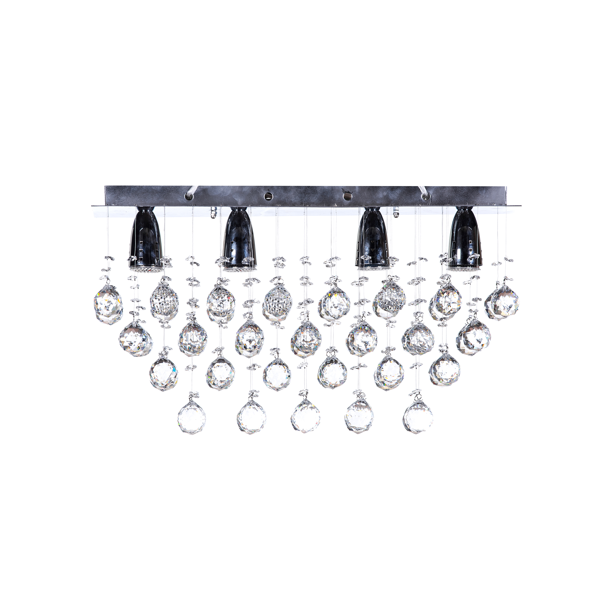 Foto 2 pulgar | Candil Colgante Gamalux Williams Krystal Texas De 4 Luces