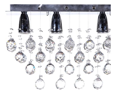 Foto 2 | Candil Colgante Gamalux Williams Krystal Texas De 4 Luces