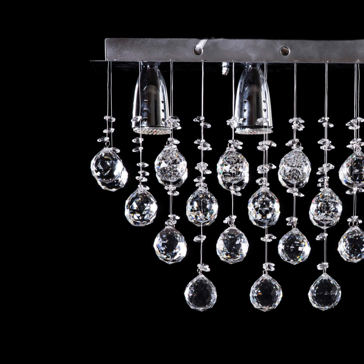 Foto 5 pulgar | Candil Colgante Gamalux Williams Krystal Texas De 4 Luces