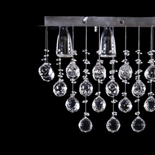 Foto 4 | Candil Colgante Gamalux Williams Krystal Texas De 4 Luces