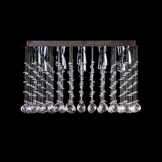Foto 3 | Candil Colgante Gamalux Williams Krystal Flat 10 Luces