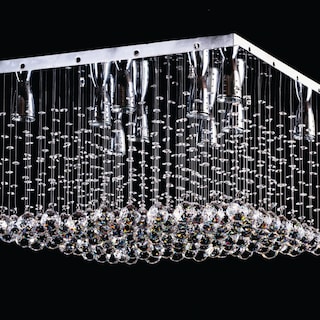 Foto 4 | Candil Colgante Gamalux Williams Krystal Flat 10 Luces