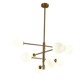 Foto 2 | Lámpara Candil Colgante Esferas De Cristal Avenila Luxica Lighting Dorado