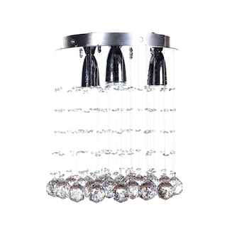 Foto 1 | Candil Colgante Gamalux Williams Krystal Redondo De 4 Luces