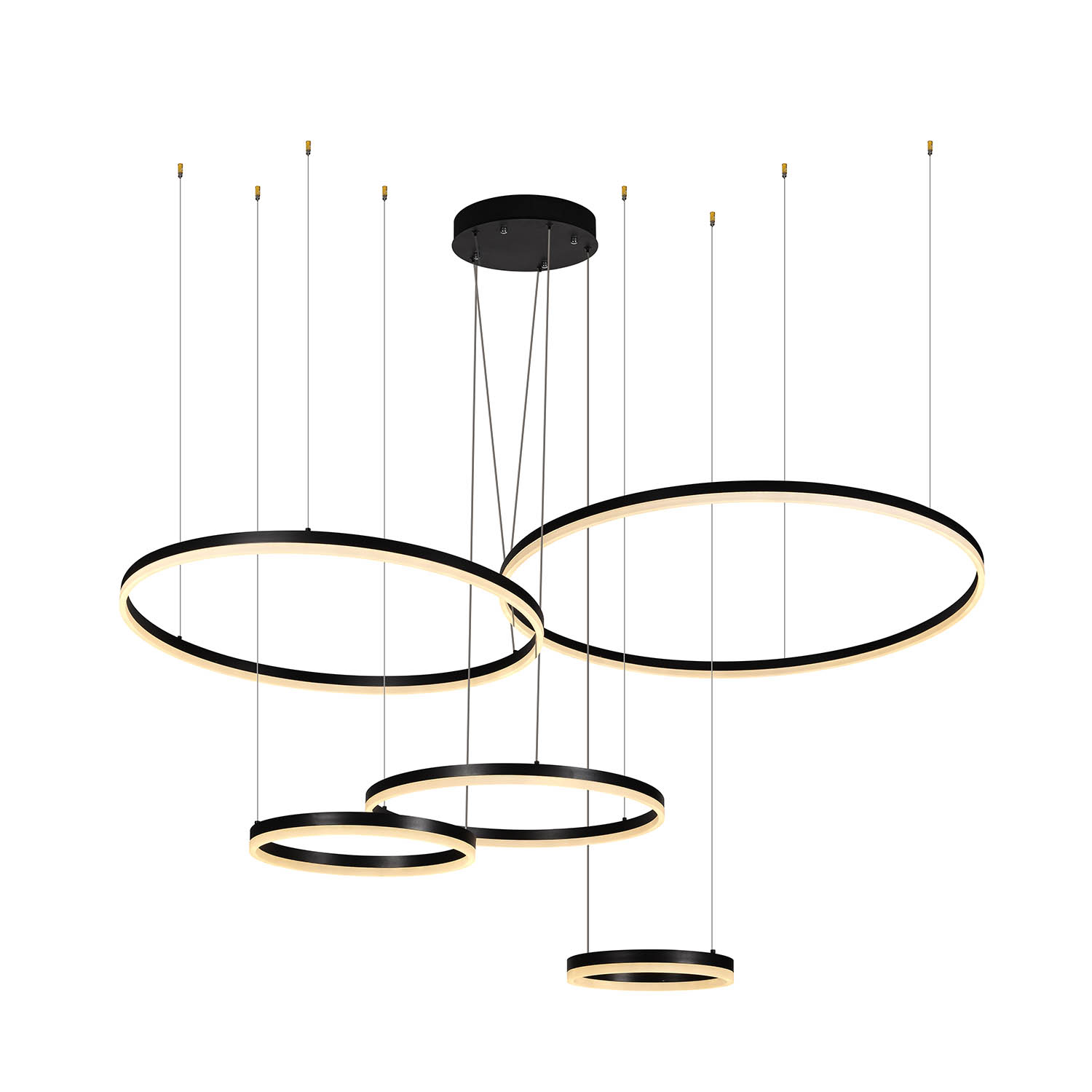 Foto 1 | Lámpara Candil Colgante Led Harmony Luxica Lighting Negro