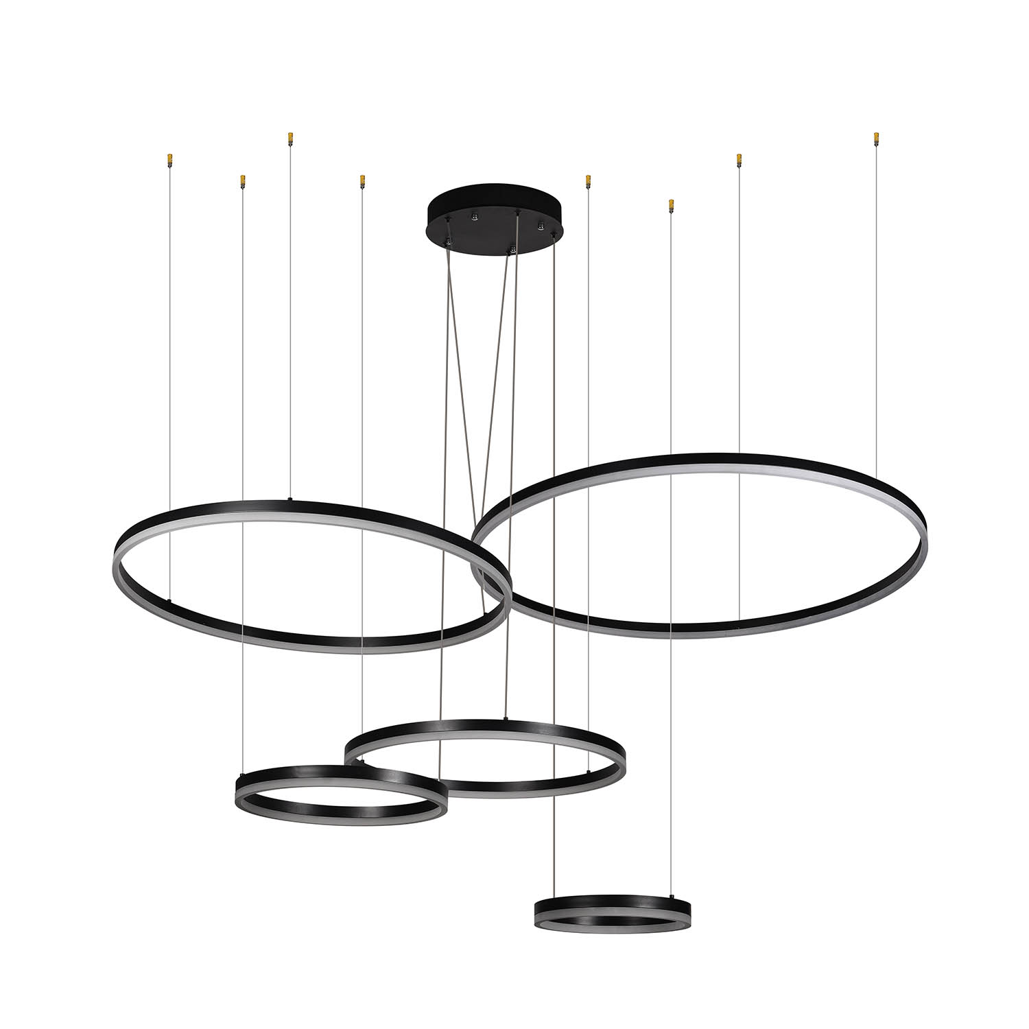 Foto 4 pulgar | Lámpara Candil Colgante Led Harmony Luxica Lighting Negro