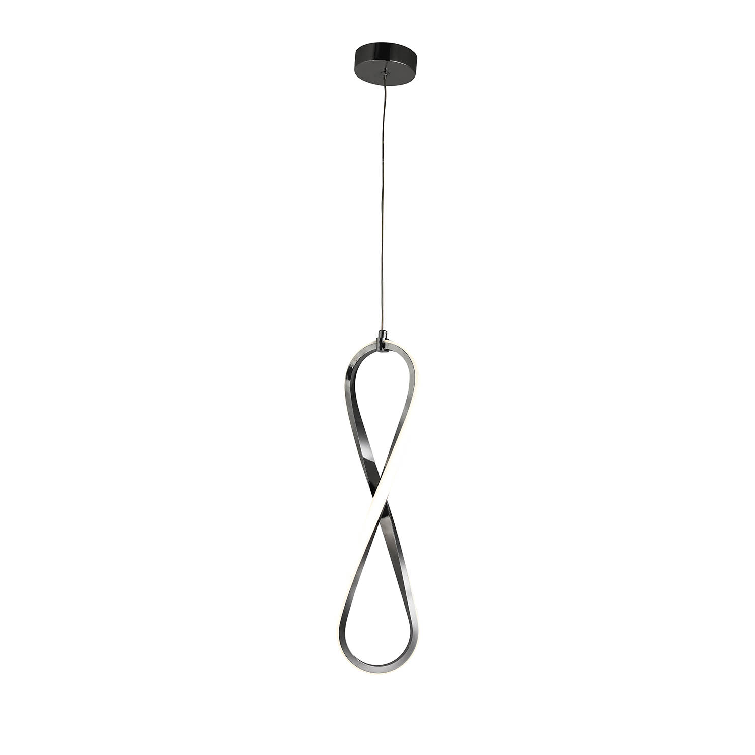 Foto 3 pulgar | Lámpara Colgante Led Elemento Luxica Lighting Cromo