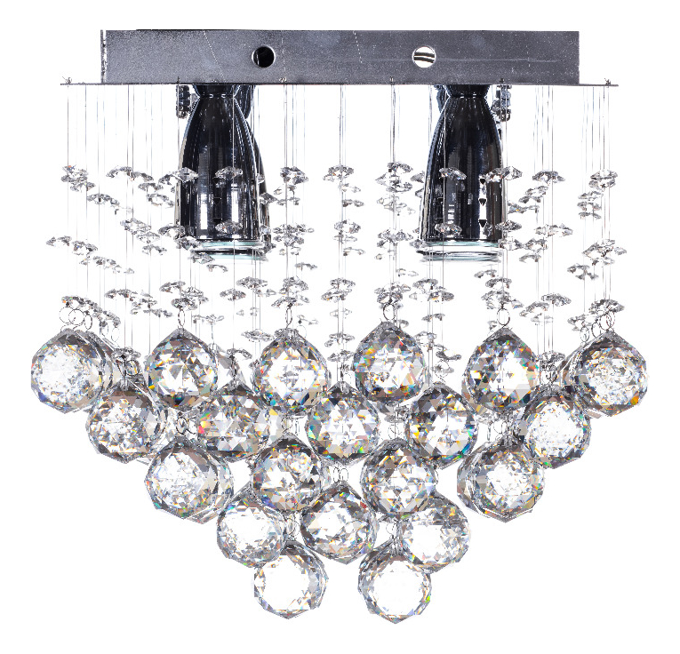 Foto 1 | Candil Colgante Gamalux Williams Krystal Vertice De 4 Luces