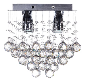 Foto 1 | Candil Colgante Gamalux Williams Krystal Vertice De 4 Luces