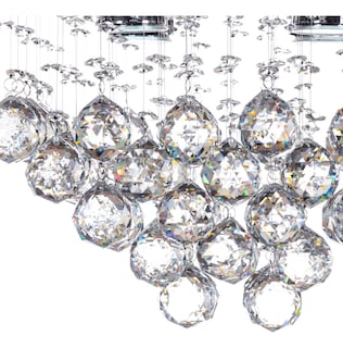 Foto 2 | Candil Colgante Gamalux Williams Krystal Vertice De 4 Luces