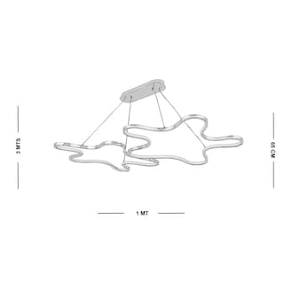 Foto 5 | Lámpara Candil Luxica Lighting Dorada