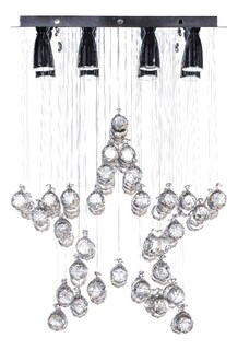 Foto 1 | Candil Colgante Gamalux Williams Krystal Estrella de 8 Luces