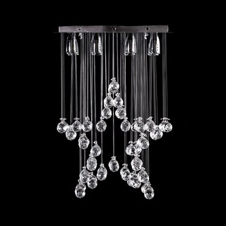 Foto 3 | Candil Colgante Gamalux Williams Krystal Estrella de 8 Luces