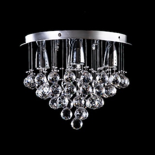 Foto 3 | Candil Colgante Gamalux Williams Krystal Cereza De 4 Luces