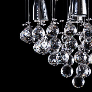Foto 4 | Candil Colgante Gamalux Williams Krystal Cereza De 4 Luces