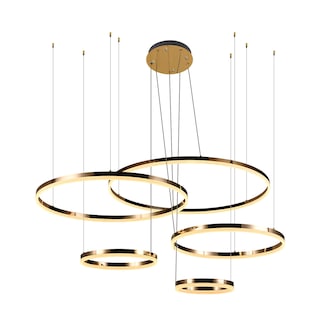 Foto 1 | Lámpara Candil Colgante Led Harmony Luxica Lighting Dorado