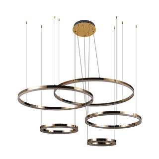 Foto 3 | Lámpara Candil Colgante Led Harmony Luxica Lighting Dorado