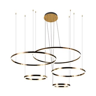 Foto 4 | Lámpara Candil Colgante Led Harmony Luxica Lighting Dorado