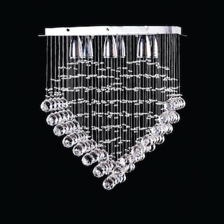Foto 3 | Candil Colgante Gamalux Williams Krystal Corazón de 6 Luces