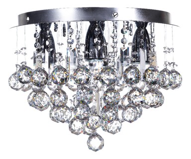 Foto 1 | Candil Colgante Gamalux Williams Krystal Pastel De 4 Luces