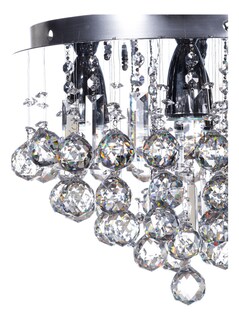 Foto 2 | Candil Colgante Gamalux Williams Krystal Pastel De 4 Luces