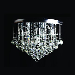 Foto 3 | Candil Colgante Gamalux Williams Krystal Pastel De 4 Luces