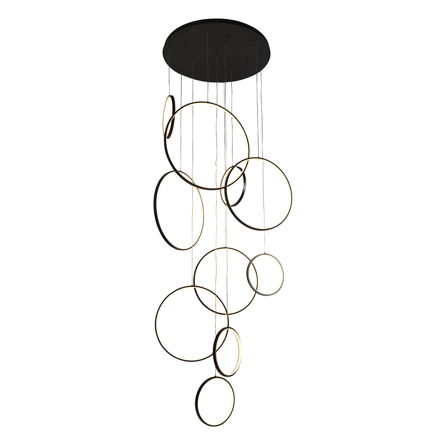 Lámpara Colgante Led Burj Luxica Lighting Negra