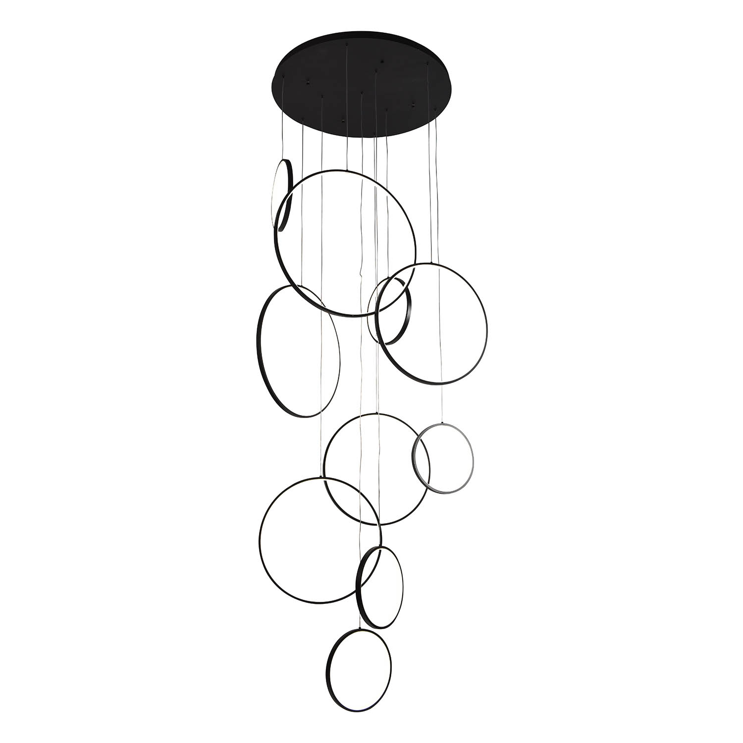 Foto 3 pulgar | Lámpara Colgante Led Burj Luxica Lighting Negra