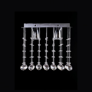 Foto 3 | Candil Colgante Gamalux Williams Krystal 4 Luces Flat 40 cm