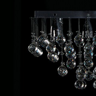 Foto 4 | Candil Colgante Gamalux Williams Krystal Lluvia De 5 Luces