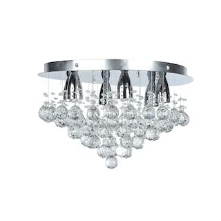 Foto 1 | Candil Colgante Gamalux Williams Krystal Cereza De 6 Luces