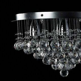 Foto 4 | Candil Colgante Gamalux Williams Krystal Cereza De 6 Luces
