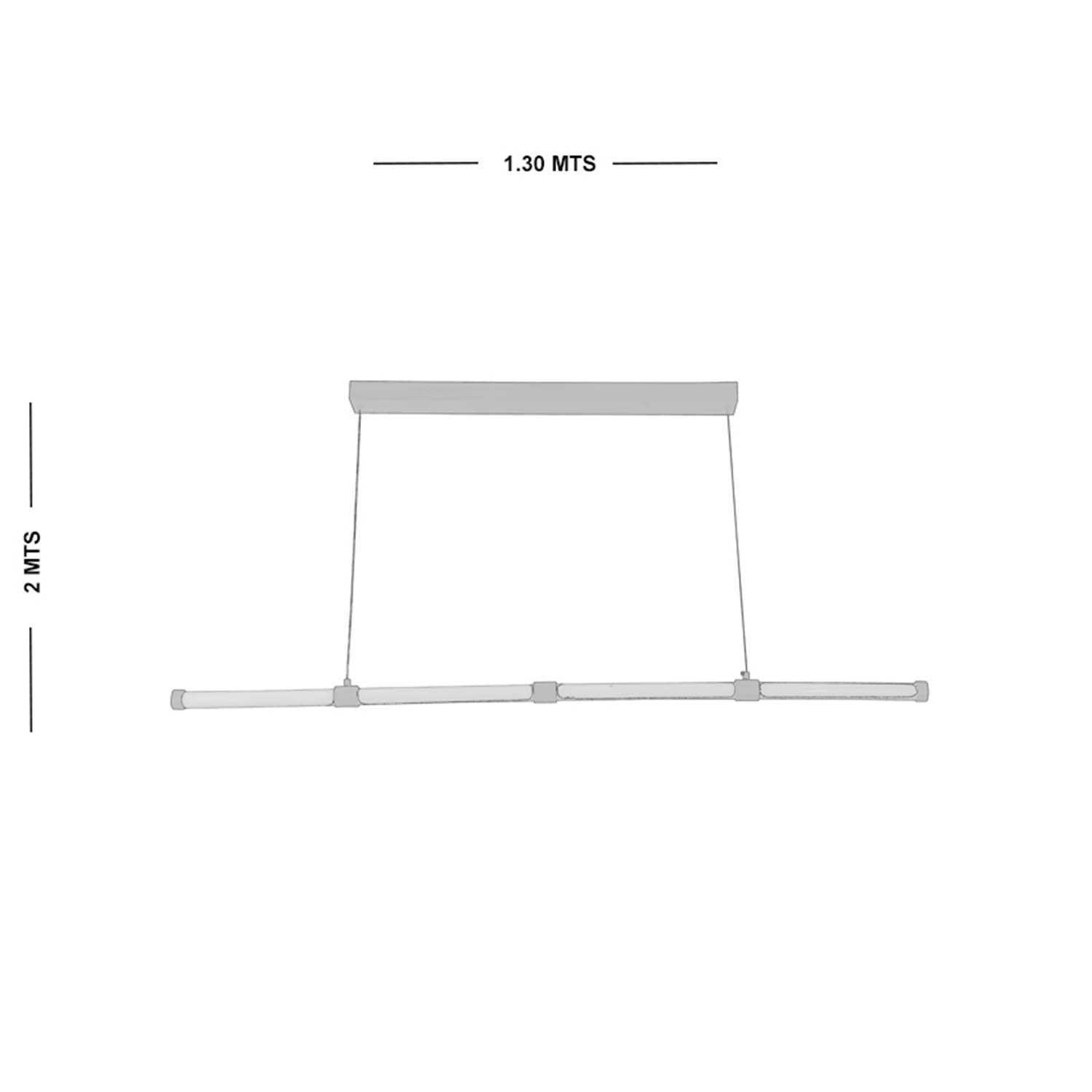 Foto 5 | Lámpara Candil Luxica Lighting Negra