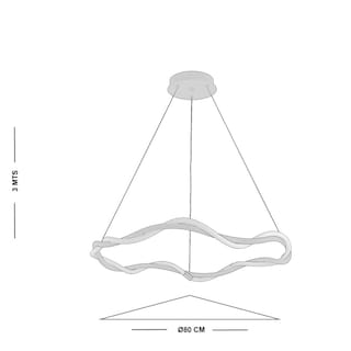 Foto 5 | Lámpara Candil Luxica Lighting Negra