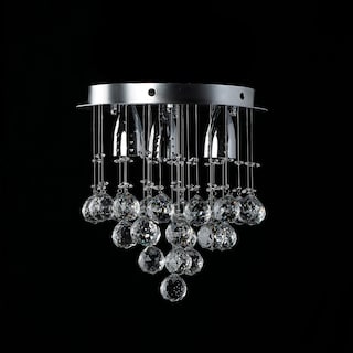 Foto 3 | Candil Colgante Gamalux Williams Krystal Cereza De 3 Luces