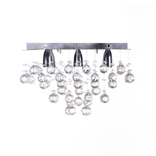 Foto 1 | Candil Colgante Gamalux Williams Krystal 4 Luces Lluvia 40cm