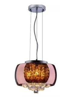 Foto 1 | Lampara Colgante Rosa