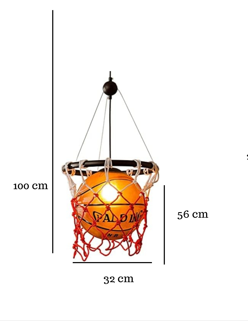 Foto 4 pulgar | Lámpara Colgante Baloncesto Iluminación Luz Vic