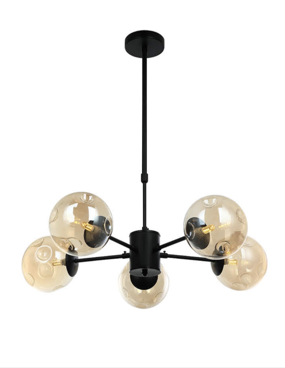 Foto 1 | Lámpara Colgante Iluminación Luz Vic Átomo 5 Luces