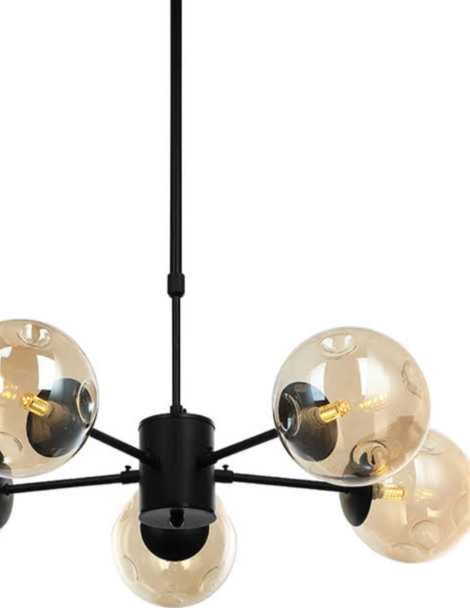 Foto 2 | Lámpara Colgante Iluminación Luz Vic Átomo 5 Luces