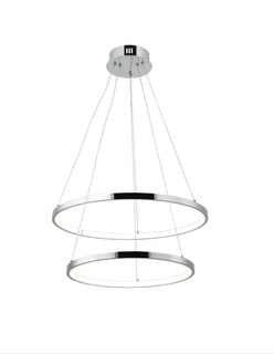 Foto 1 | Candil Colgante Dos Aros Led Infinitum